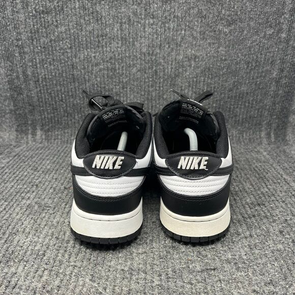 Nike Dunk Low Retro Panda Black White Leather Shoes Mens 12 DD1391-100